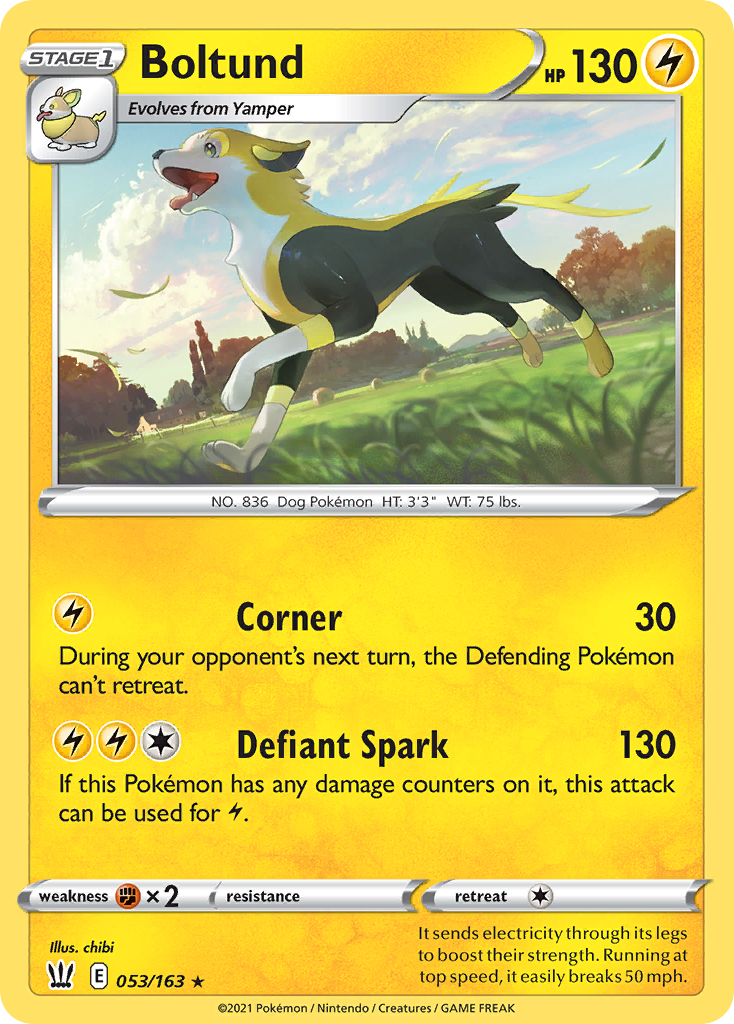 Boltund 053/183 Rare