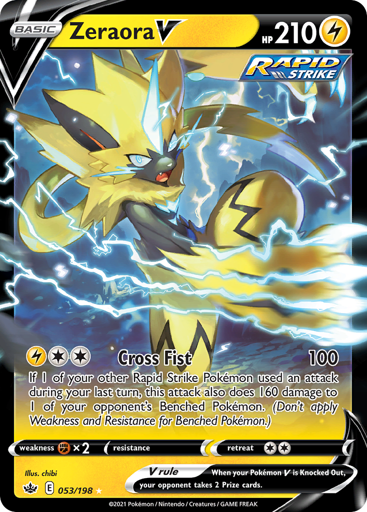 Zeraora V 053/233 Rare Holo V