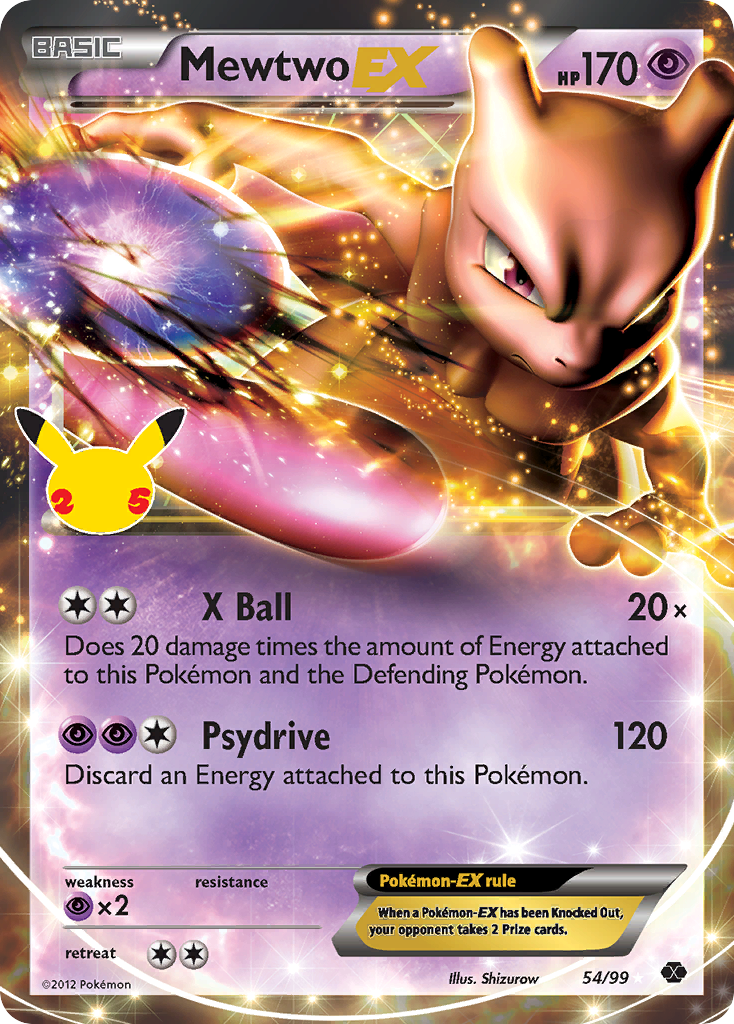 Mewtwo-EX 054/25 Classic Collection