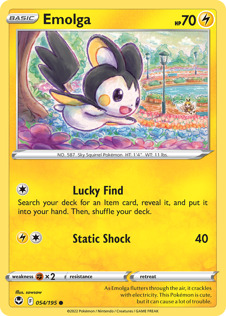 Emolga 054/215 Common