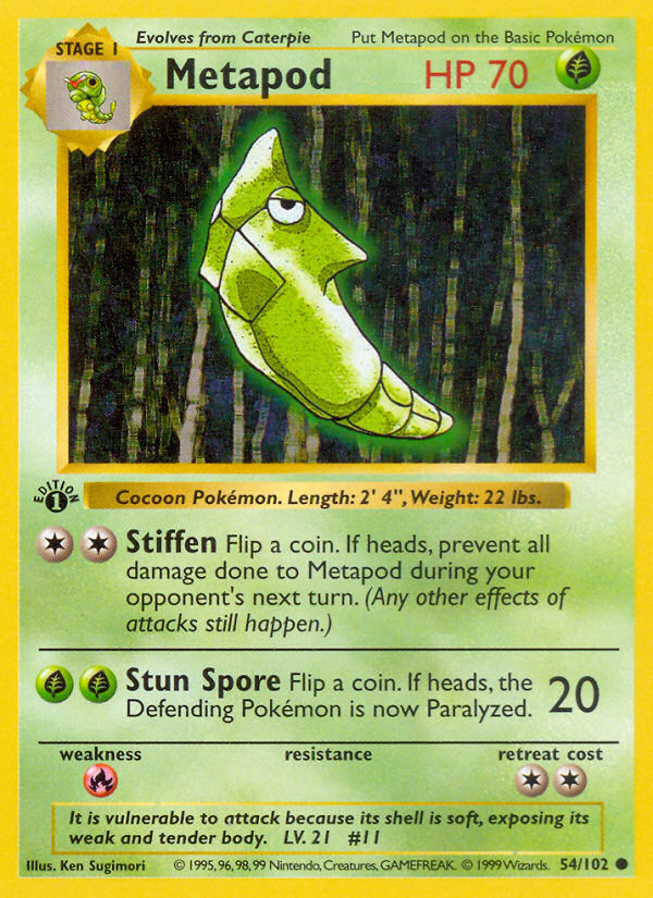Metapod 054/102 Common