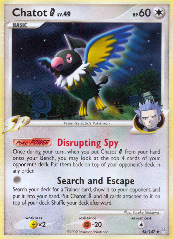 Chatot G 054/153 Uncommon