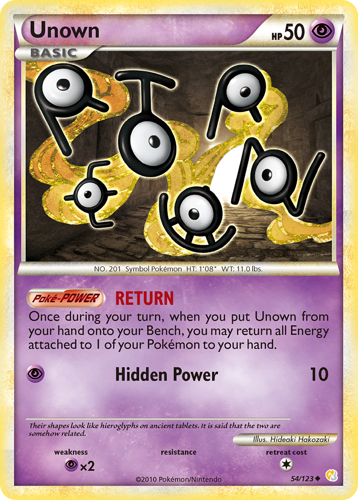 Unown 054/124 Uncommon