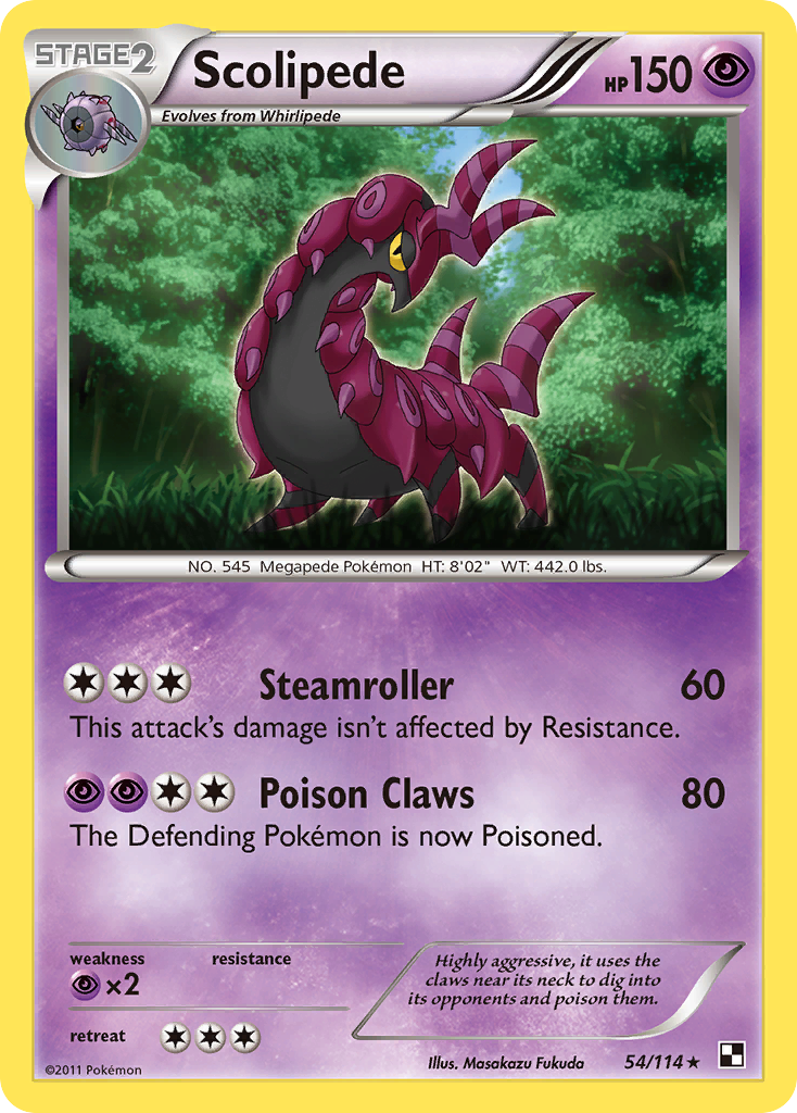 Scolipede 054/115 Rare