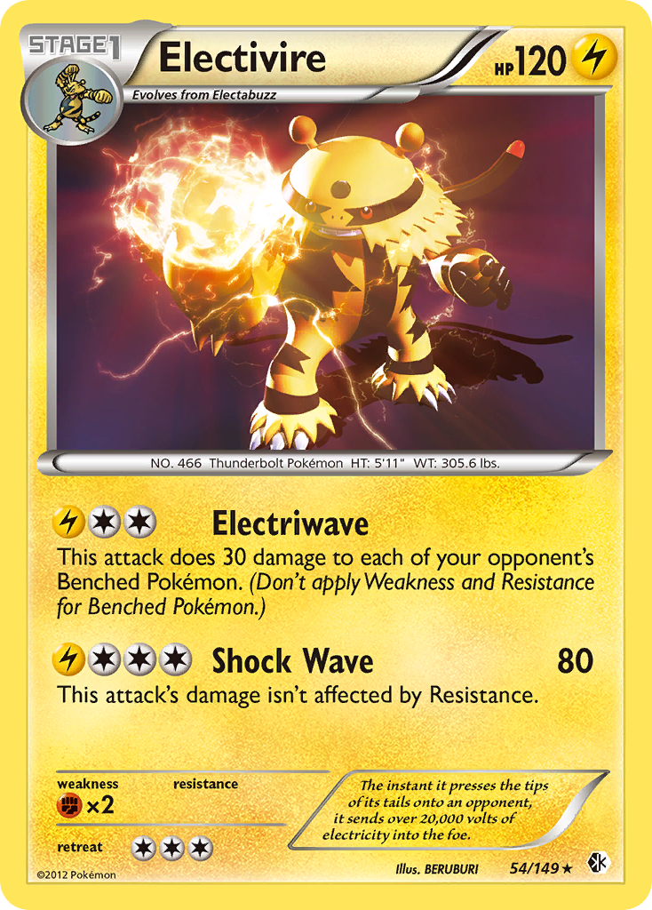 Electivire 054/153 Rare Holo