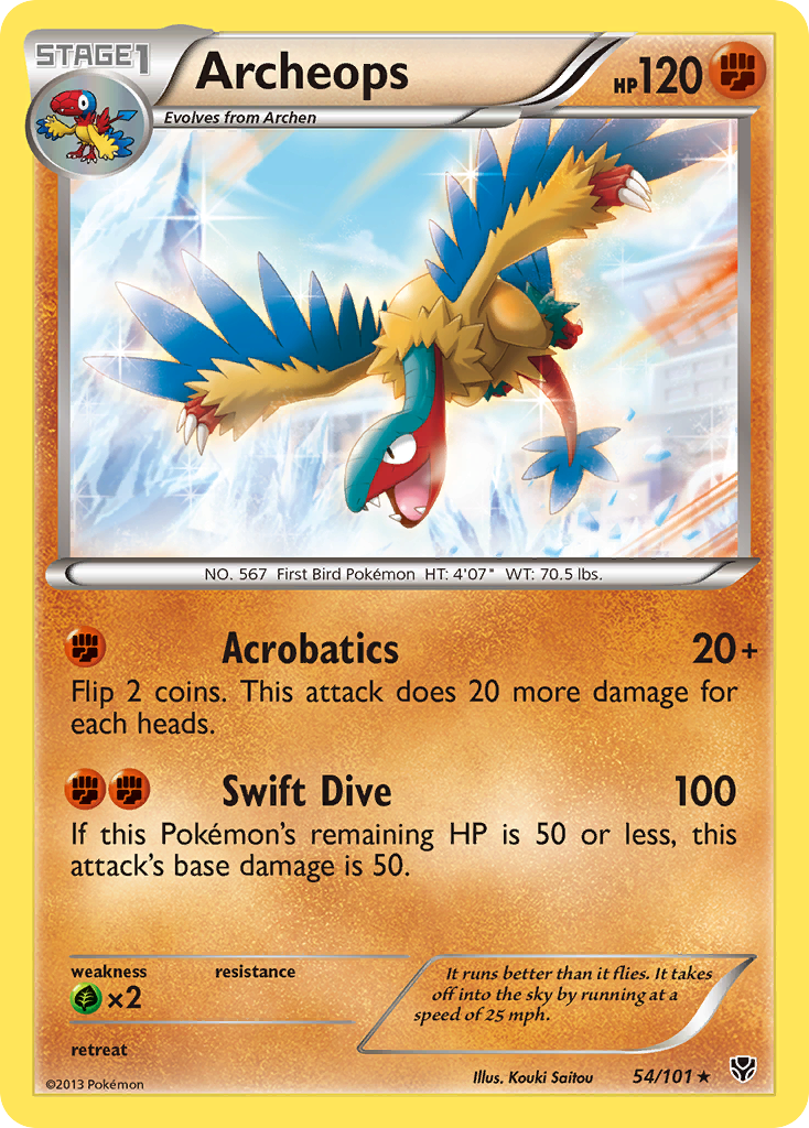 Archeops 054/105 Rare Holo