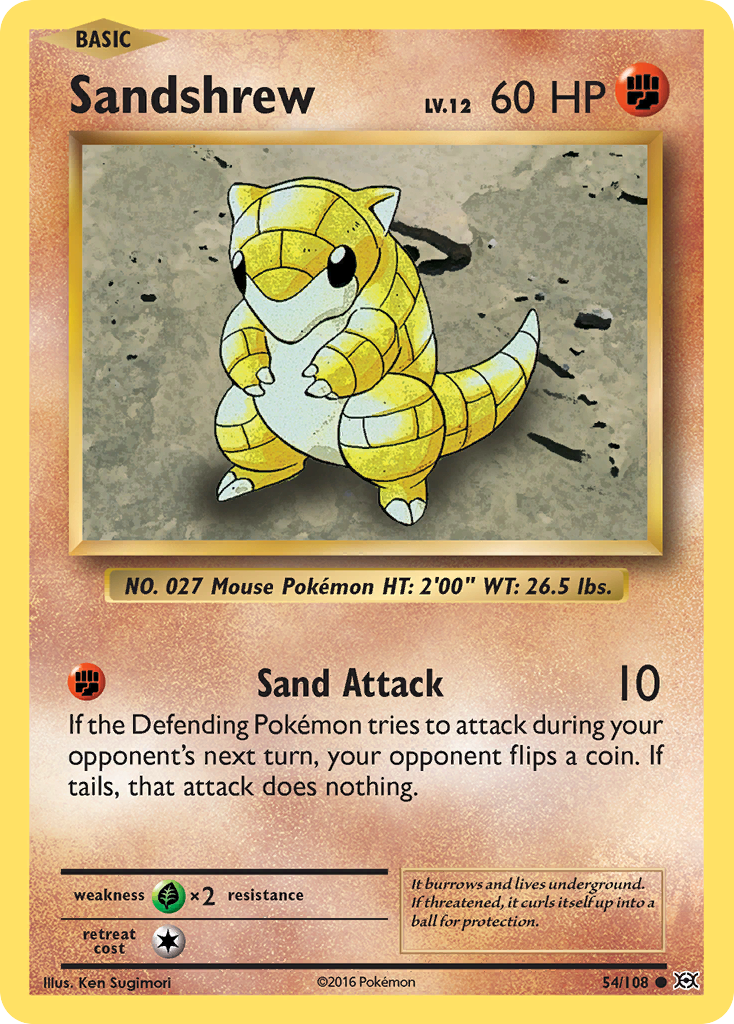 Sandshrew 054/113 Common