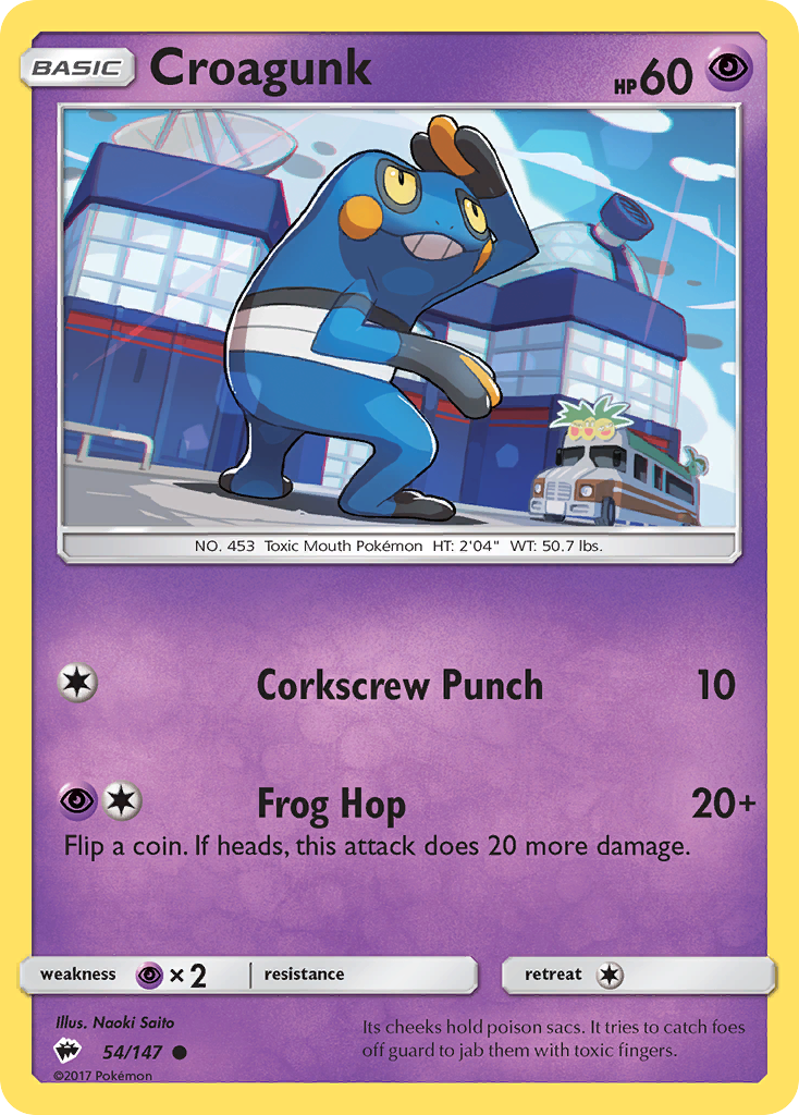 Croagunk 054/177 Common