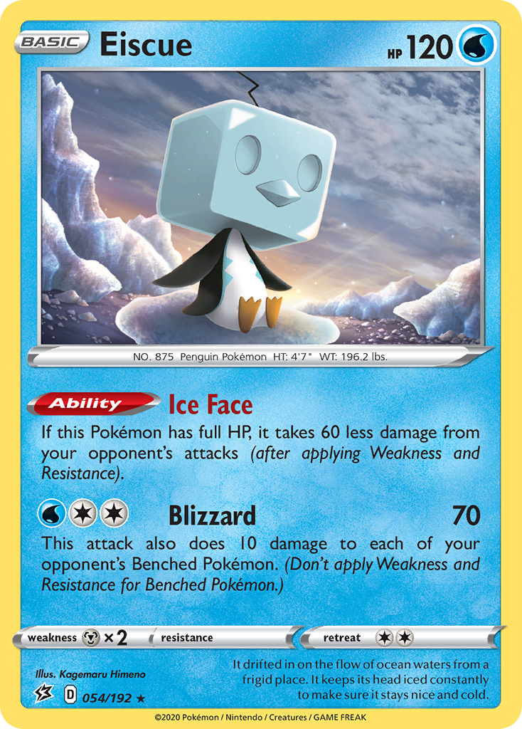 Eiscue 054/209 Rare Holo