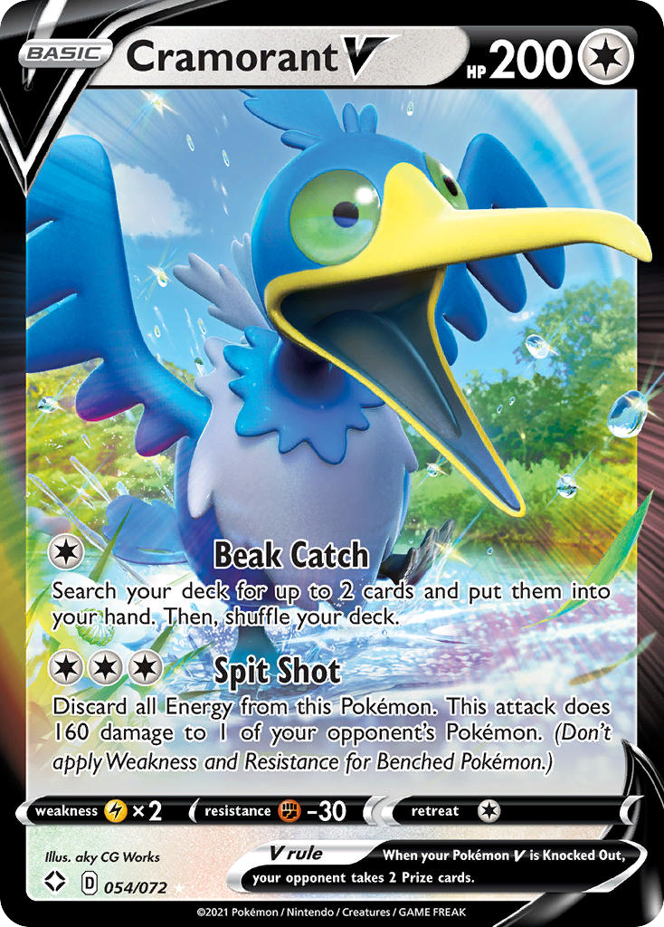 Cramorant V 054/73 Rare Holo V