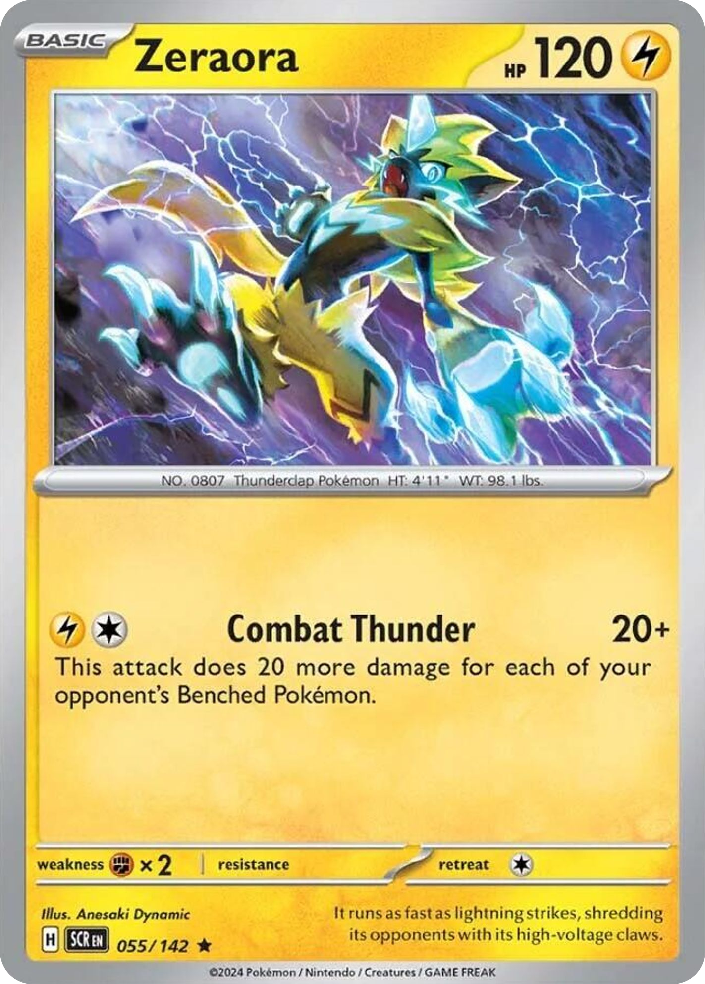 Zeraora 055/175 Rare
