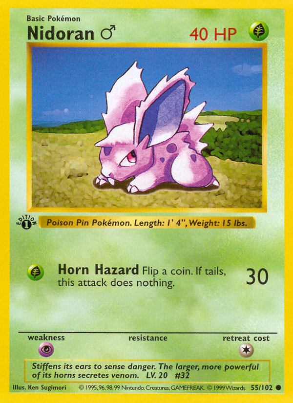 Nidoran ♂ 055/102 Common