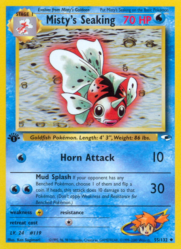 Misty's Seaking 055/132 Uncommon