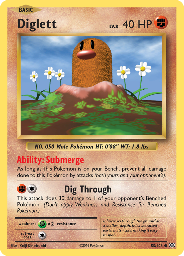 Diglett 055/113 Common