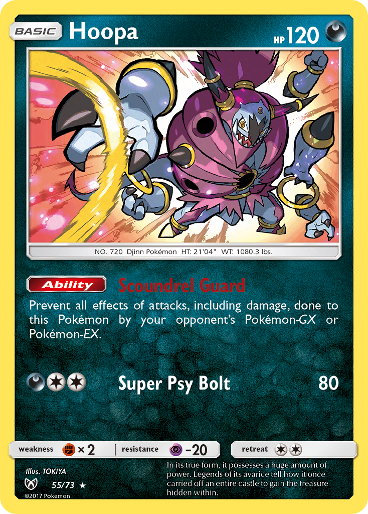 Hoopa 055/81 Rare Holo