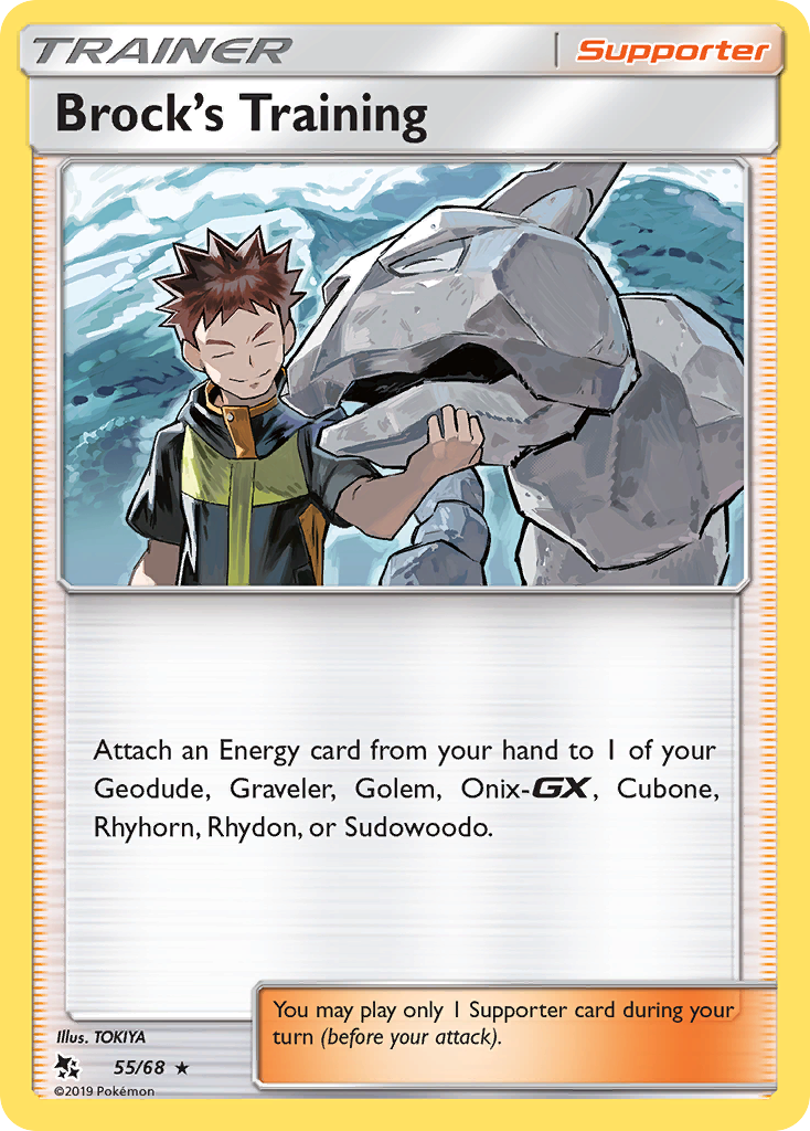 Brock's Training 055/69 Rare Holo