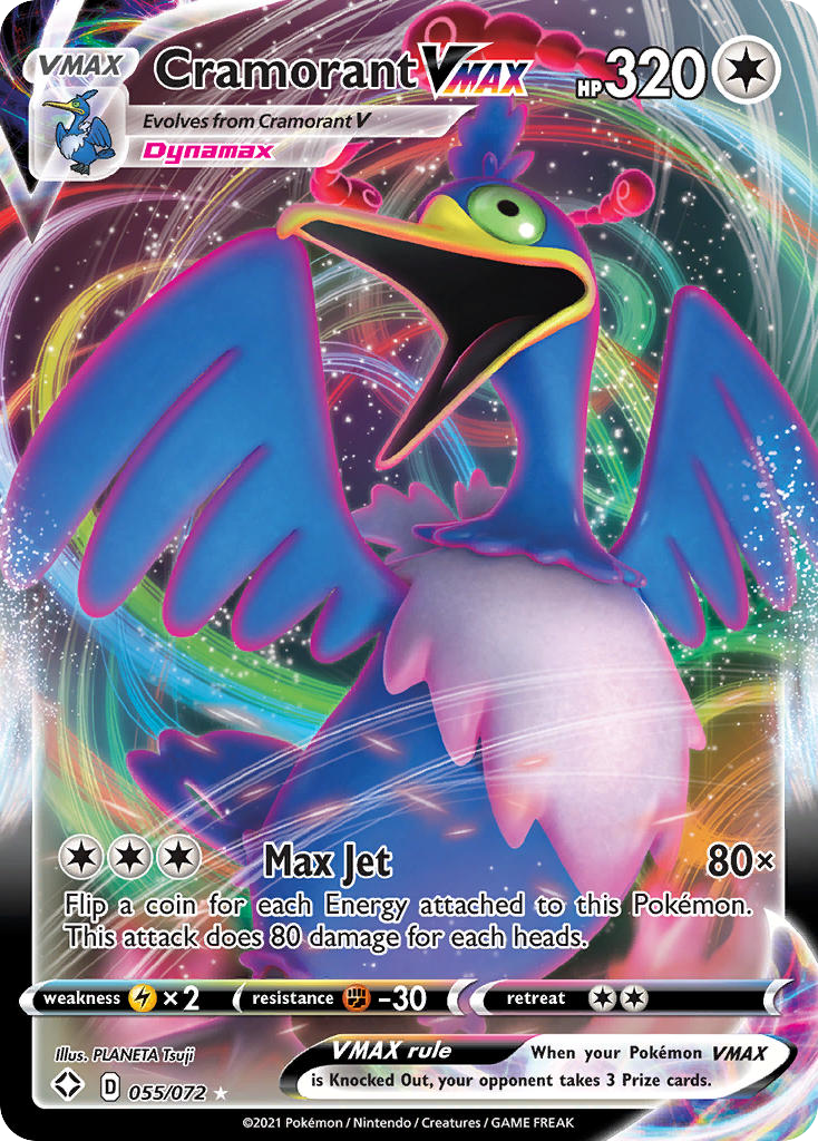 Cramorant VMAX 055/73 Rare Holo VMAX