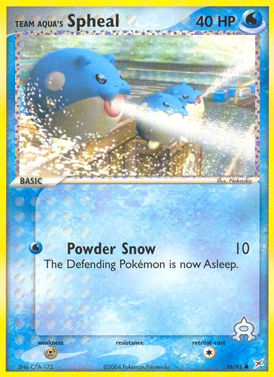 Team Aqua's Spheal 056/97 Common
