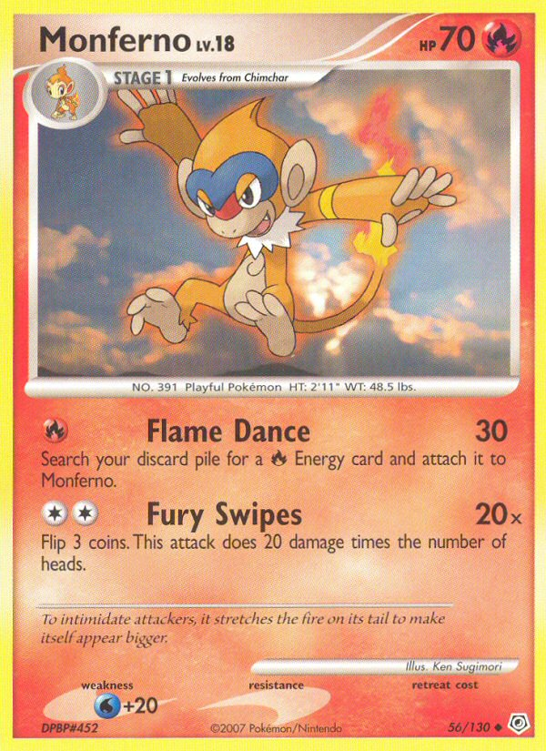 Monferno 056/130 Uncommon