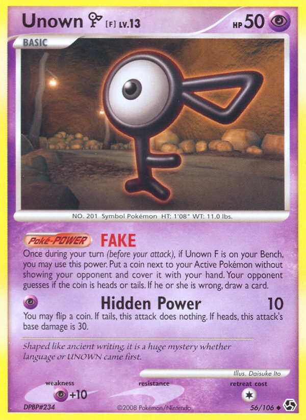 Unown [F] 056/106 Uncommon