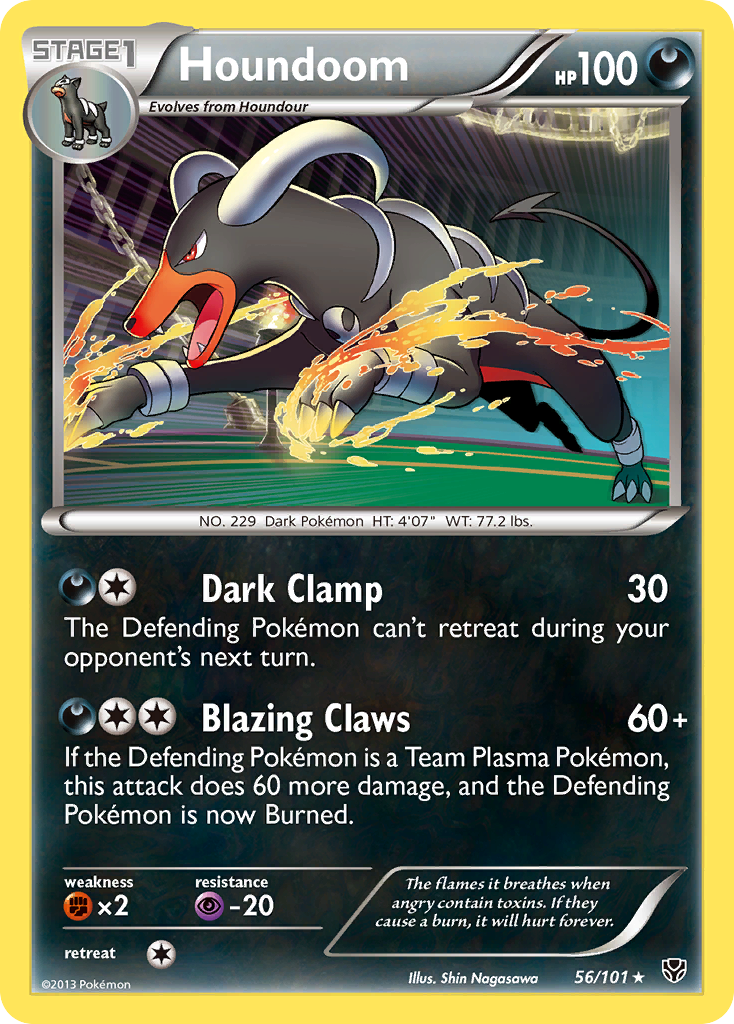 Houndoom 056/105 Rare Holo