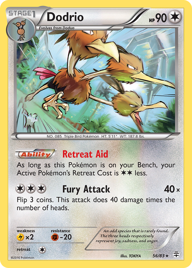 Dodrio 056/117 Rare