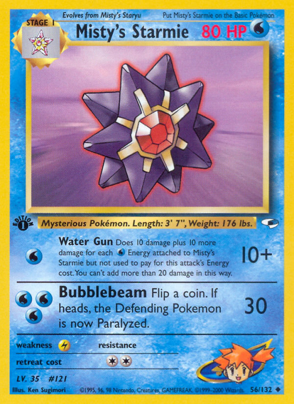 Misty's Starmie 056/132 Uncommon