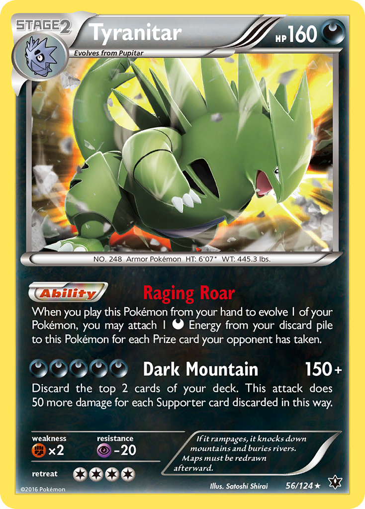 Tyranitar 056/129 Rare Holo