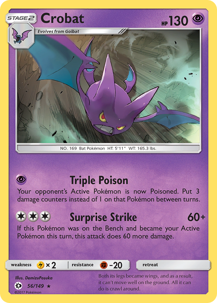 Crobat 056/173 Rare Holo
