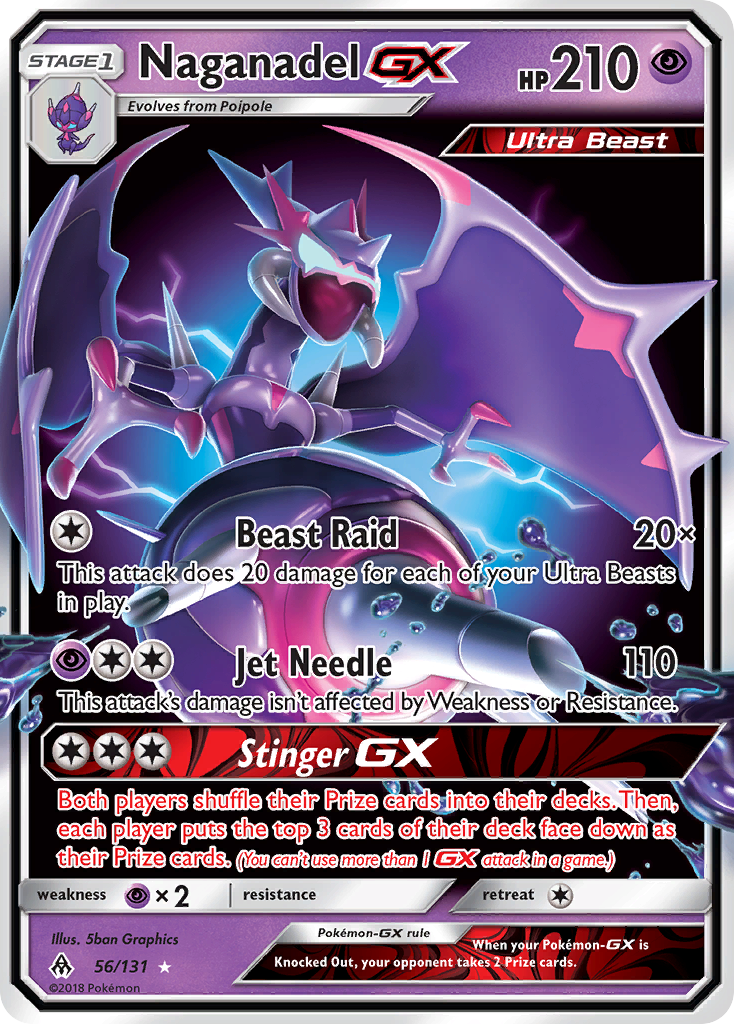 Naganadel-GX 056/150 Rare Holo GX