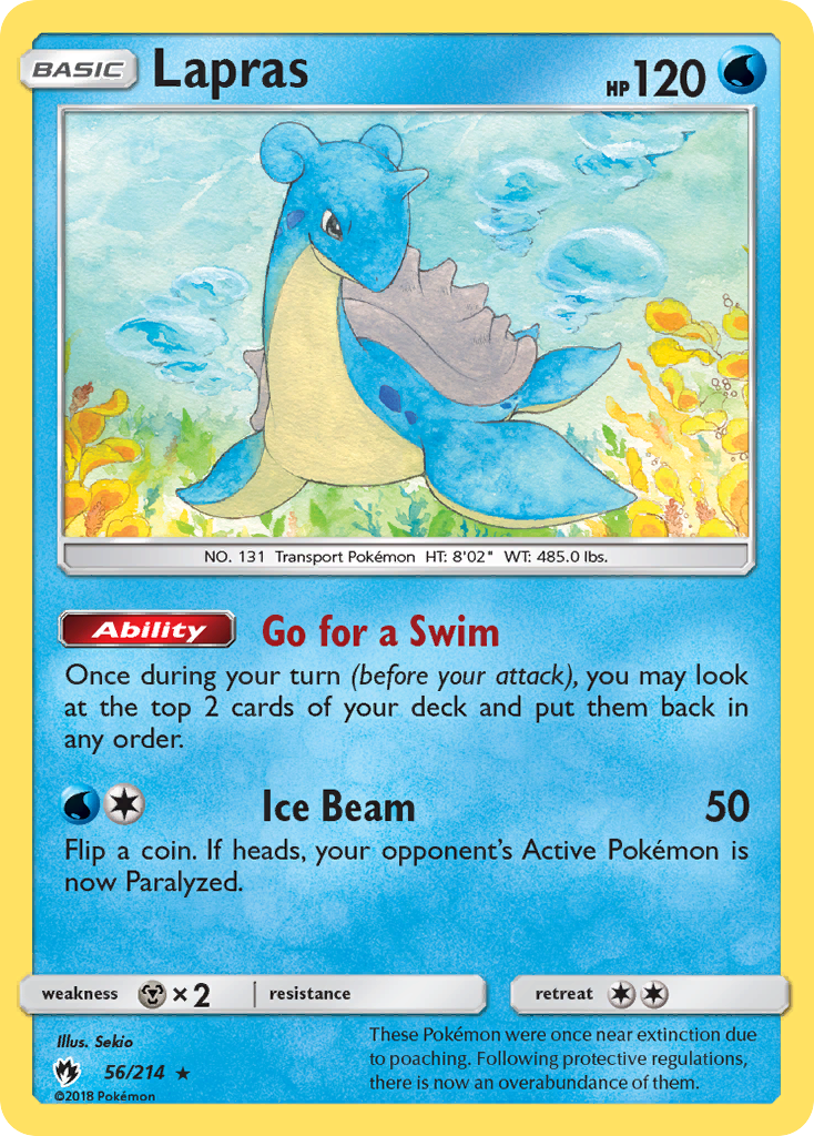Lapras 056/240 Rare