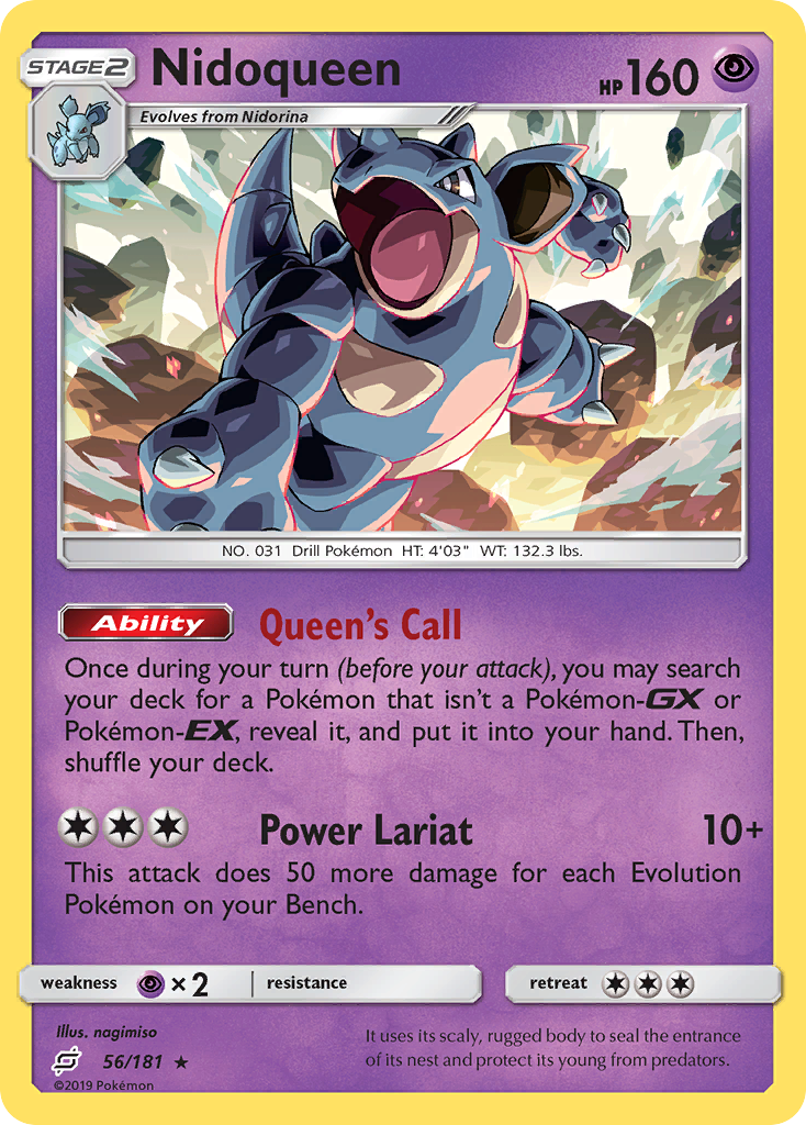 Nidoqueen 056/198 Rare