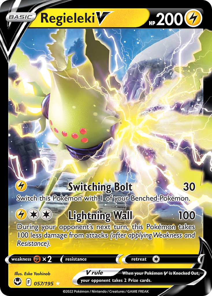 Regieleki V 057/215 Rare Holo V