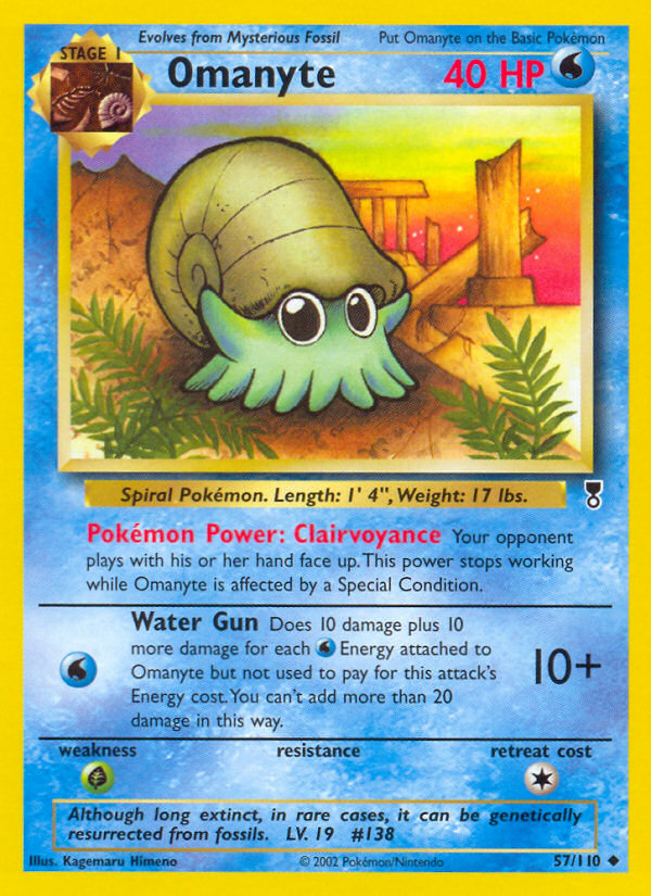 Omanyte 057/110 Uncommon