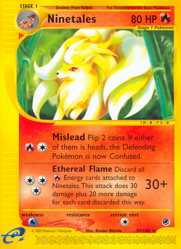 Ninetales 057/165 Rare