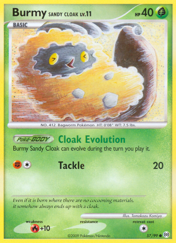 Burmy Sandy Cloak 057/111 Common