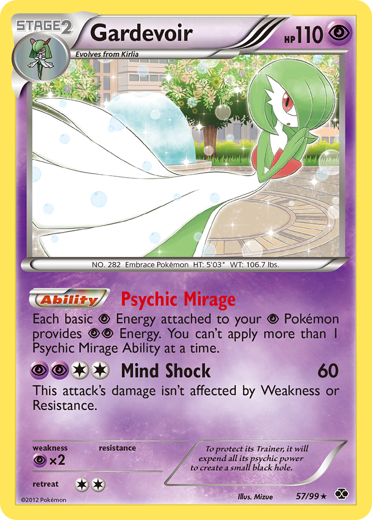 Gardevoir 057/103 Rare Holo