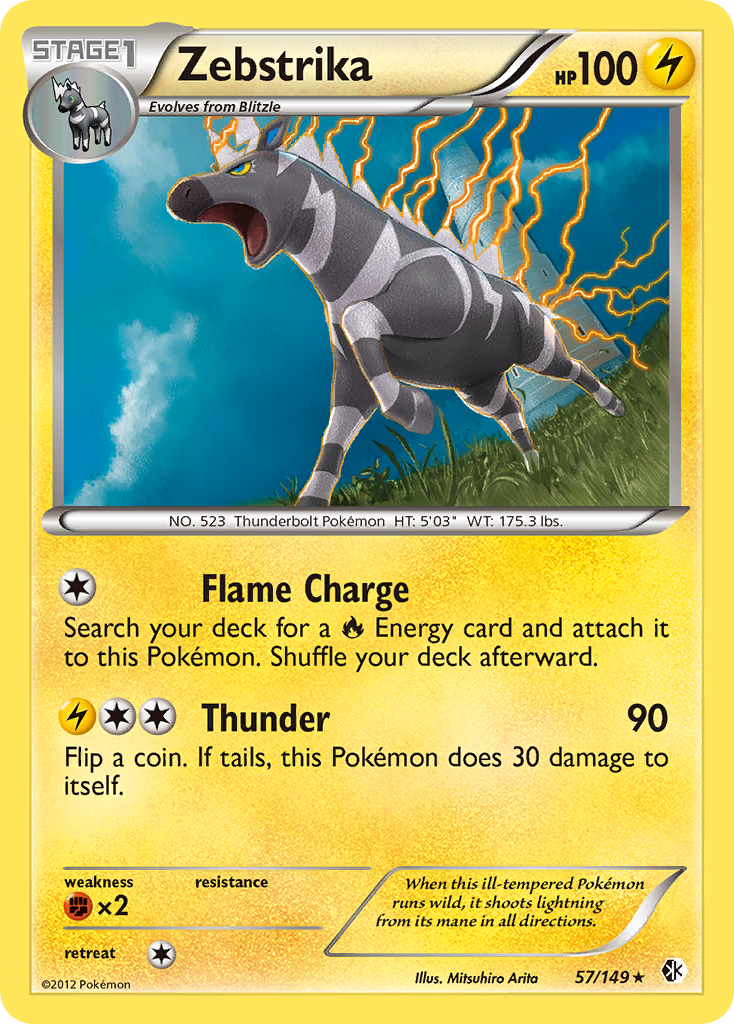 Zebstrika 057/153 Rare Holo