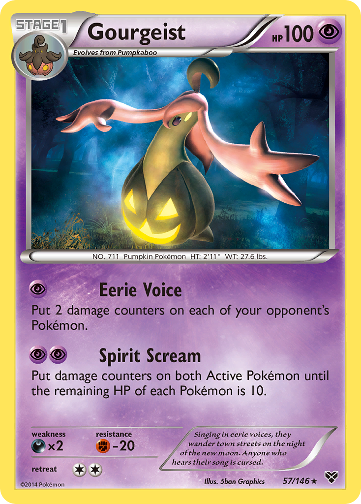 Gourgeist 057/146 Rare Holo