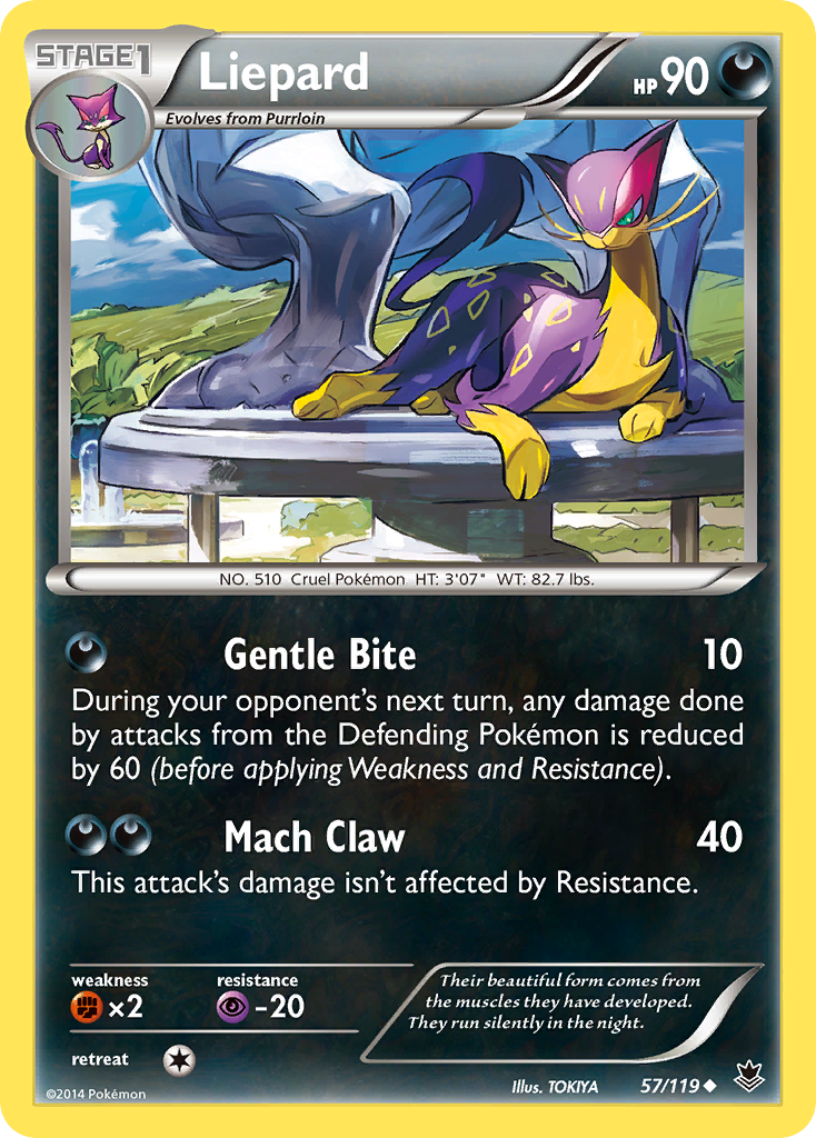 Liepard 057/124 Uncommon