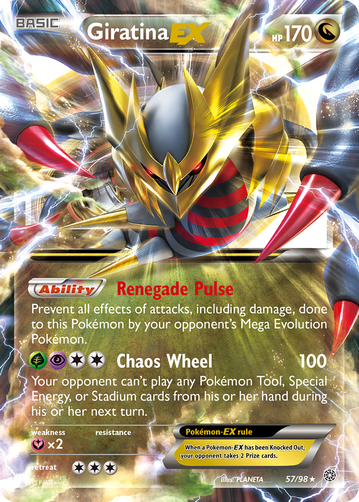 Giratina-EX 057/100 Rare Holo EX
