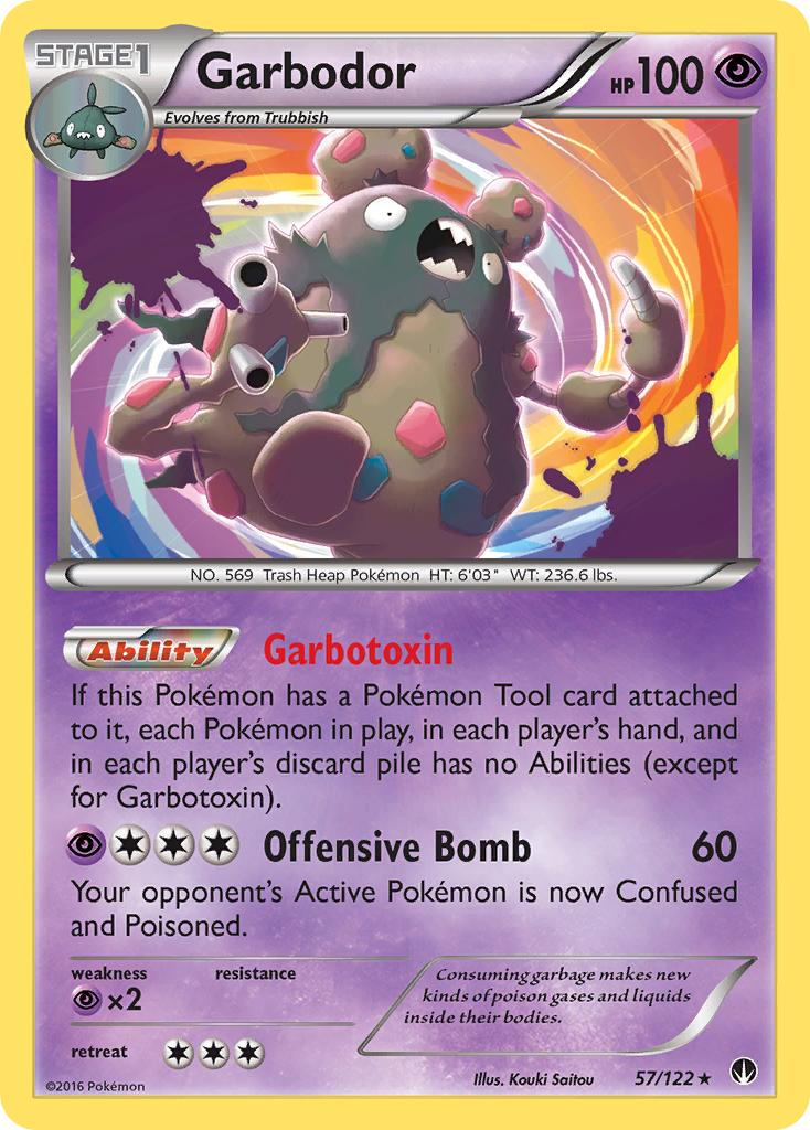 Garbodor 057/126 Rare Holo