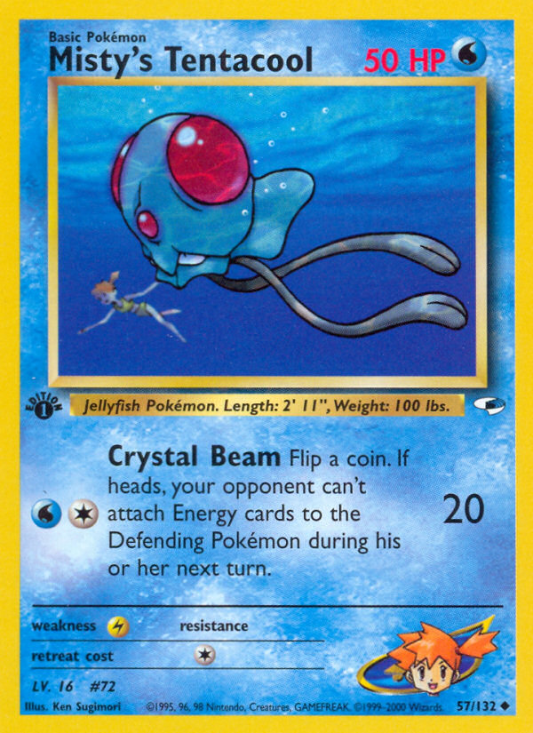 Misty's Tentacool 057/132 Uncommon