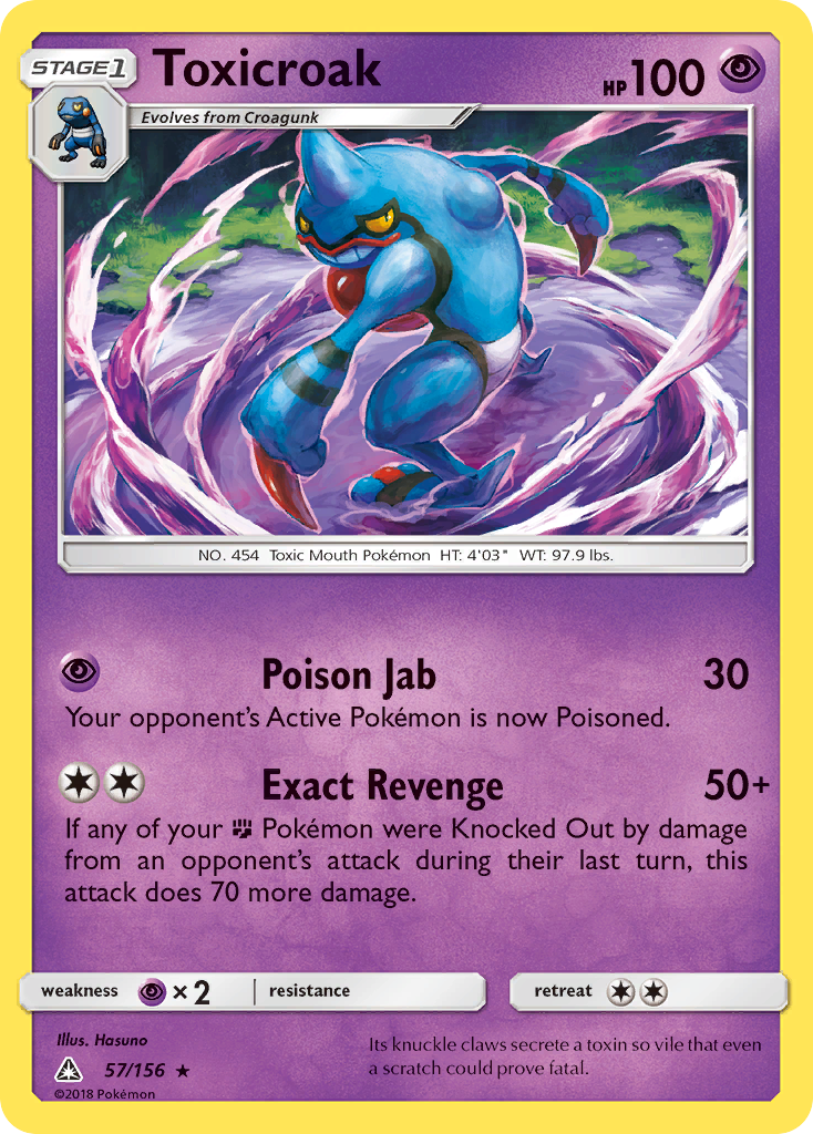 Toxicroak 057/178 Rare