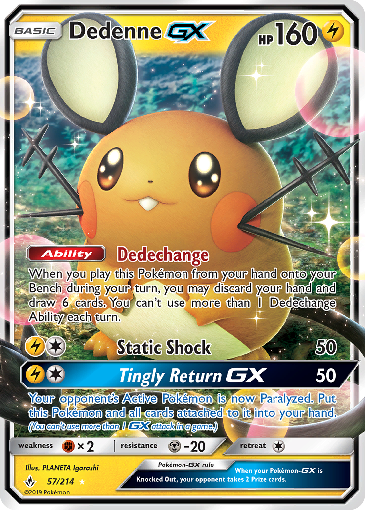 Dedenne-GX 057/234 Rare Holo GX