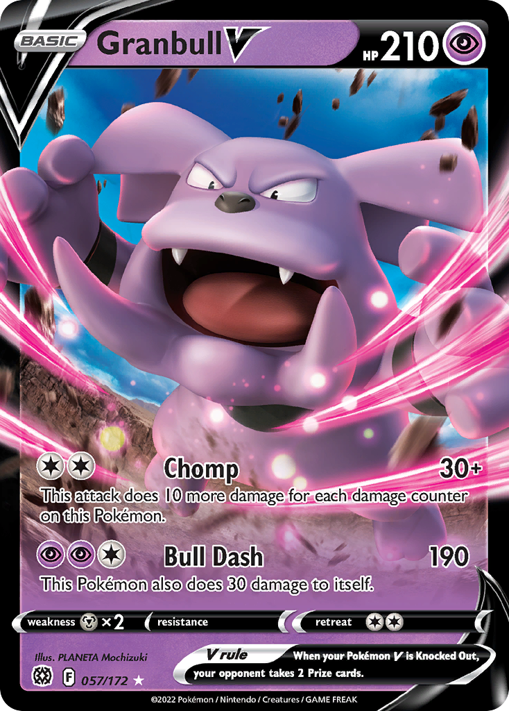 Granbull V 057/186 Rare Holo V