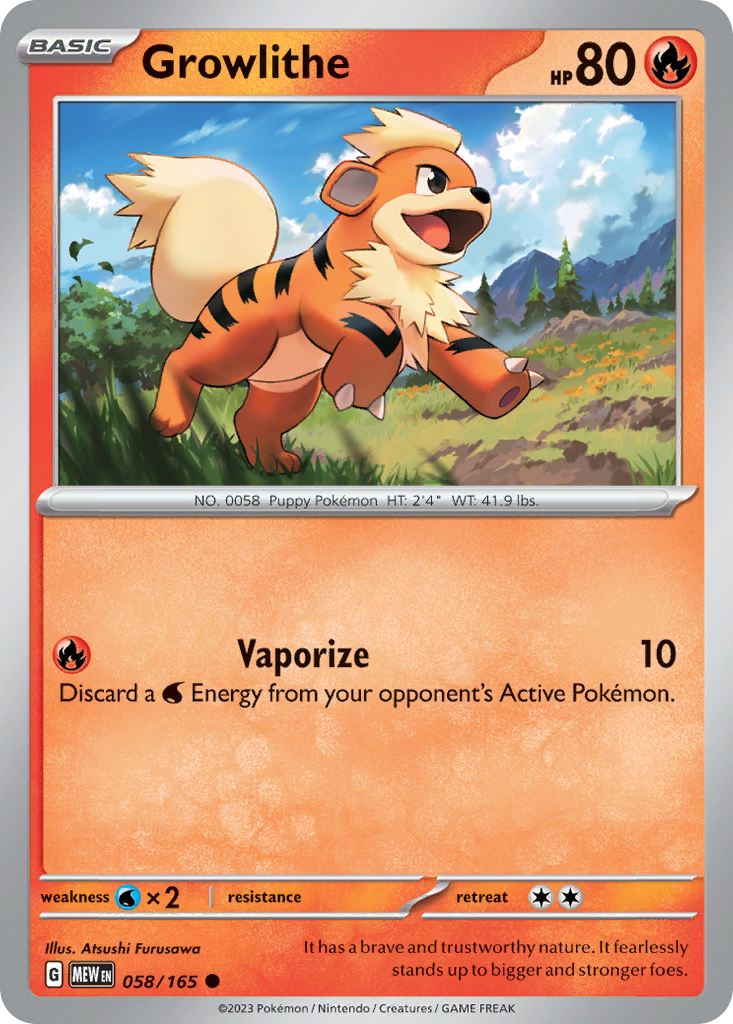 Growlithe 058/207 Common