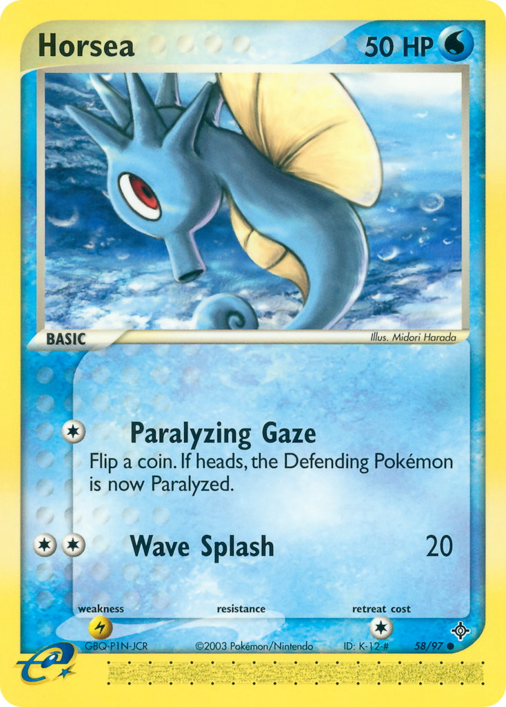 Horsea 058/100 Common