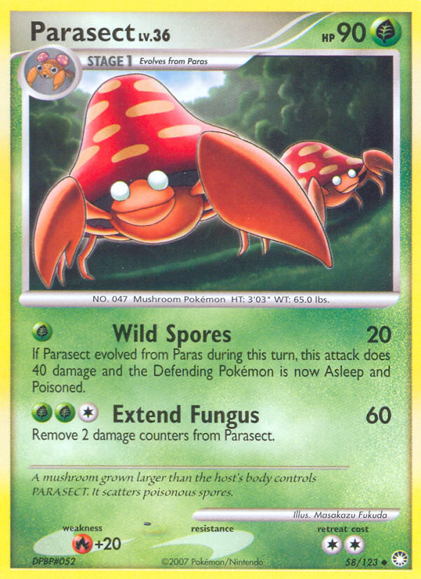 Parasect 058/124 Uncommon
