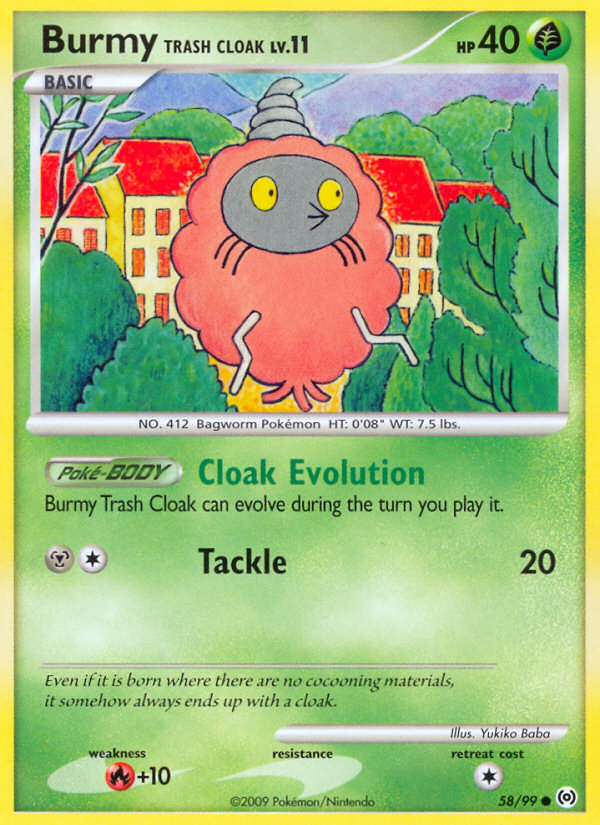 Burmy Trash Cloak 058/111 Common